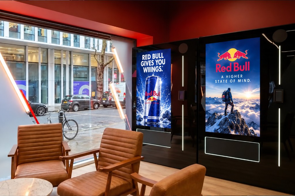 Red Bull brand takeover storefront